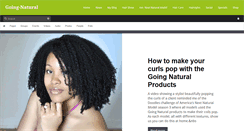 Desktop Screenshot of going-natural.com