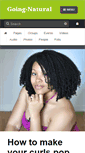 Mobile Screenshot of going-natural.com